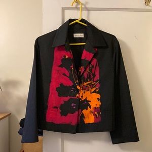 Dries Van Noten abstract blazer
